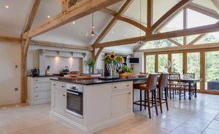 oak frame kitchen extension