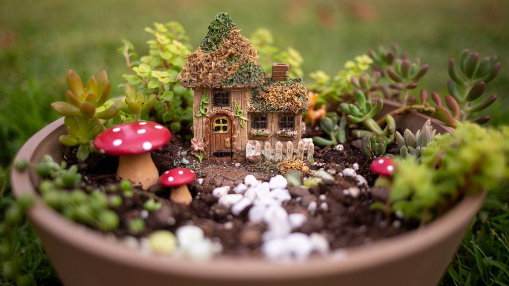 A fairy garden