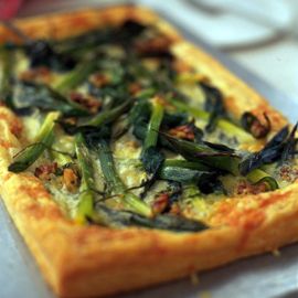 Cheesy leek puff tart-tart recipes-new recipes-recipe ideas-woman and home