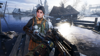 Metro Exodus PC gaming FPS showing ehanced edition with ray tracing support turned on