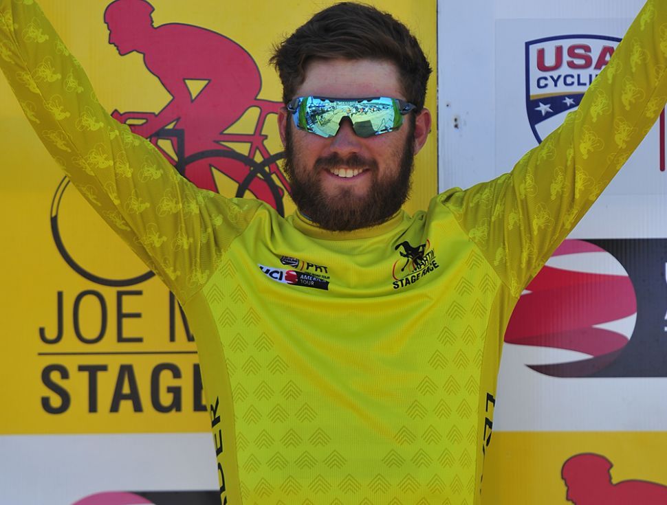 Project Echelon Racing’s Matt Zimmer won stage 2 and took the race lead at the 2019 Joe Martin Stage Race 