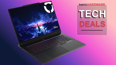 Tech Deals Cover Featuring an RTX 5090-powered Lenovo Legion 9i Gaming Laptop