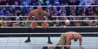 John Cena and The Rock at WrestleMania 29