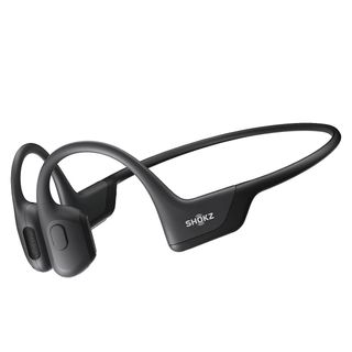 Shokz OpenRun Pro bone conduction headphones on a white background