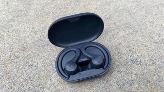 JLab Go Air Sports Headphones in case