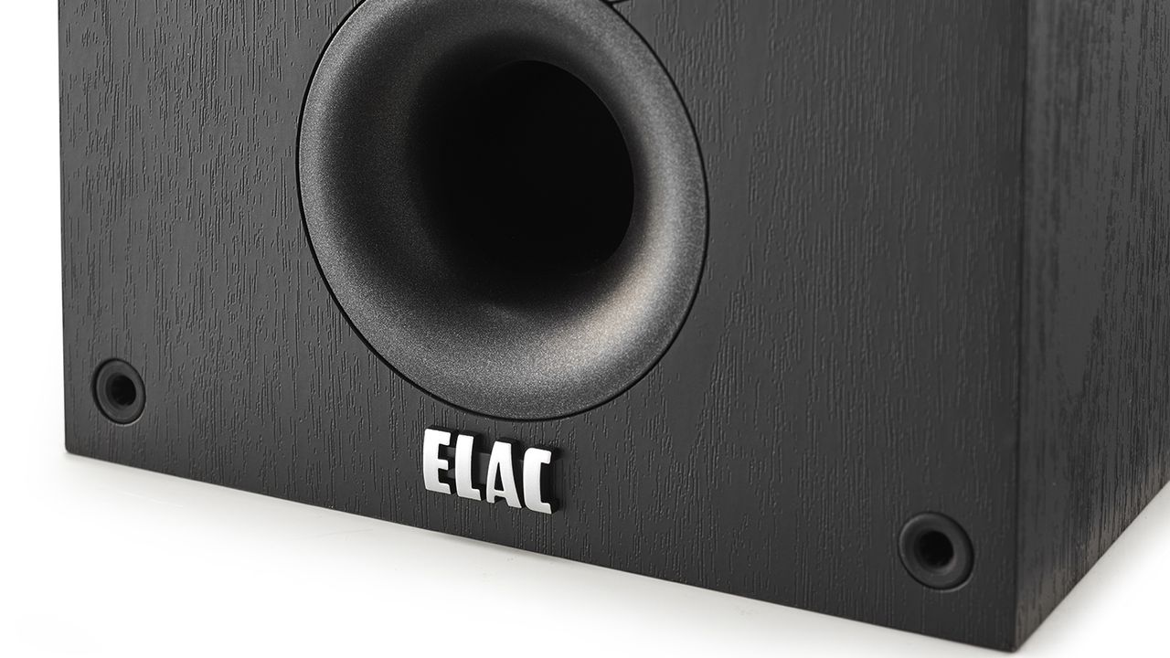 Front-firing bass port on the Elac Debut B5.2