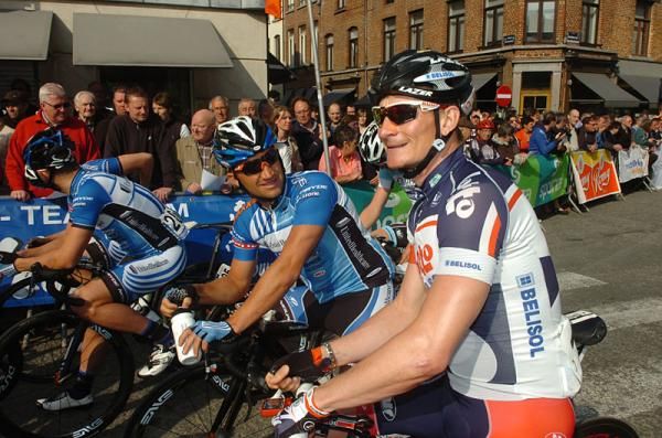 Andre Greipel and Robert Forster