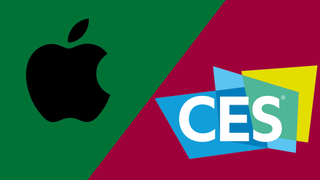CES and Apple logos
