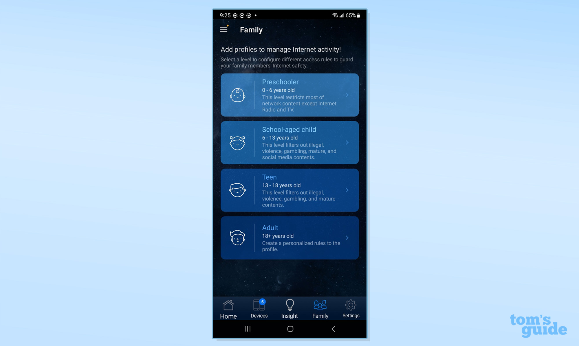 Asus RT-BE96U app screenshot