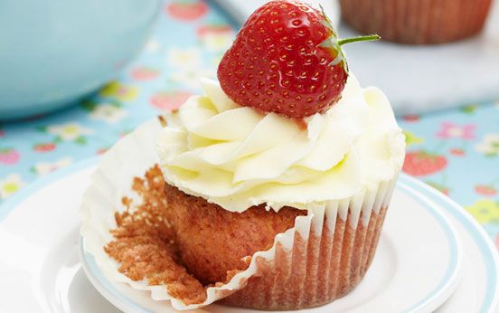 Strawberry cupcakes