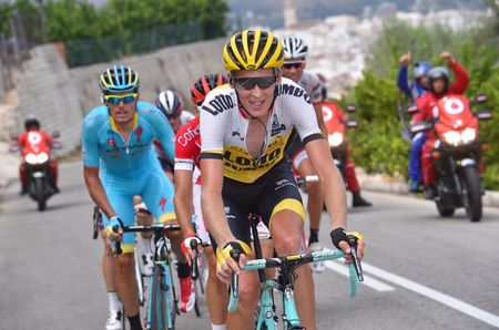 Robert Gesink (LottoNL-Jumo) in the breakaway