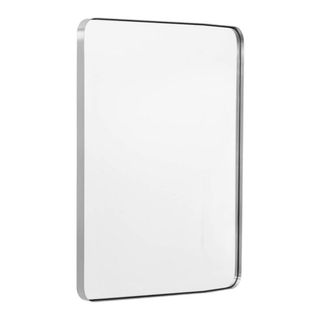 stainless steel rectangular bathroom mirror 
