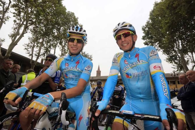 Youth and experience at Astana - Fabio Aru and Paolo Tiralongo.