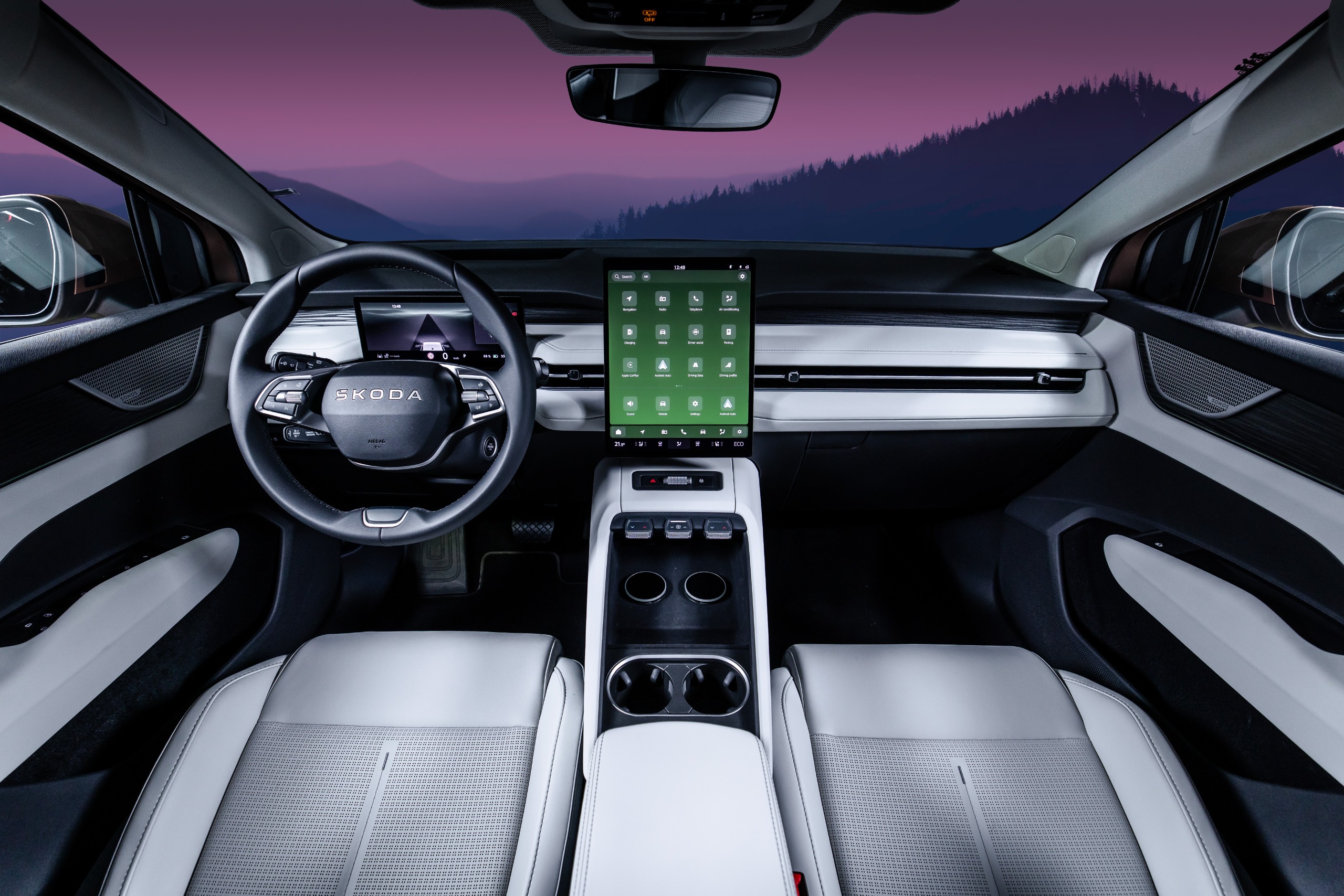 &amp;Scaron;koda Peaq dashboard