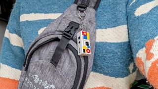 A photo of a Kodak Charmera keychain camera