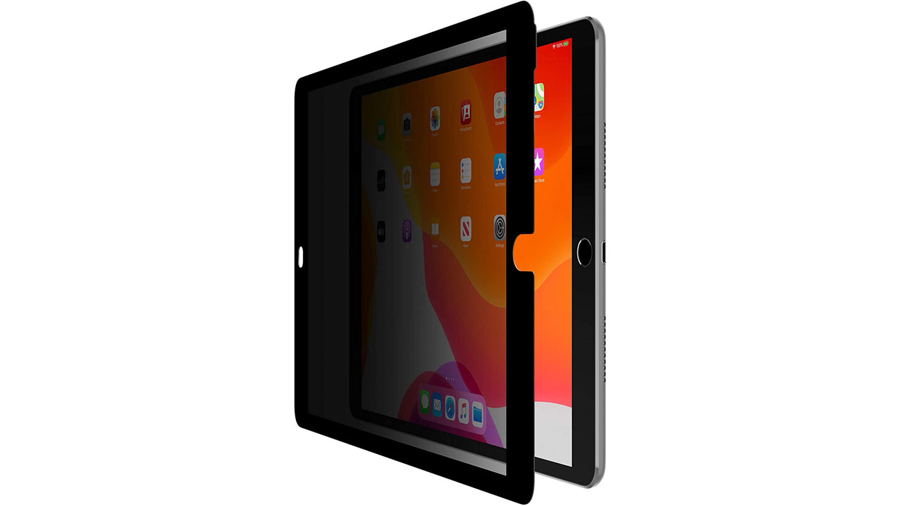 Tuotekuva yhdestä parhaista iPad-näytönsuojaimista: Belkin Screenforce True Privacy