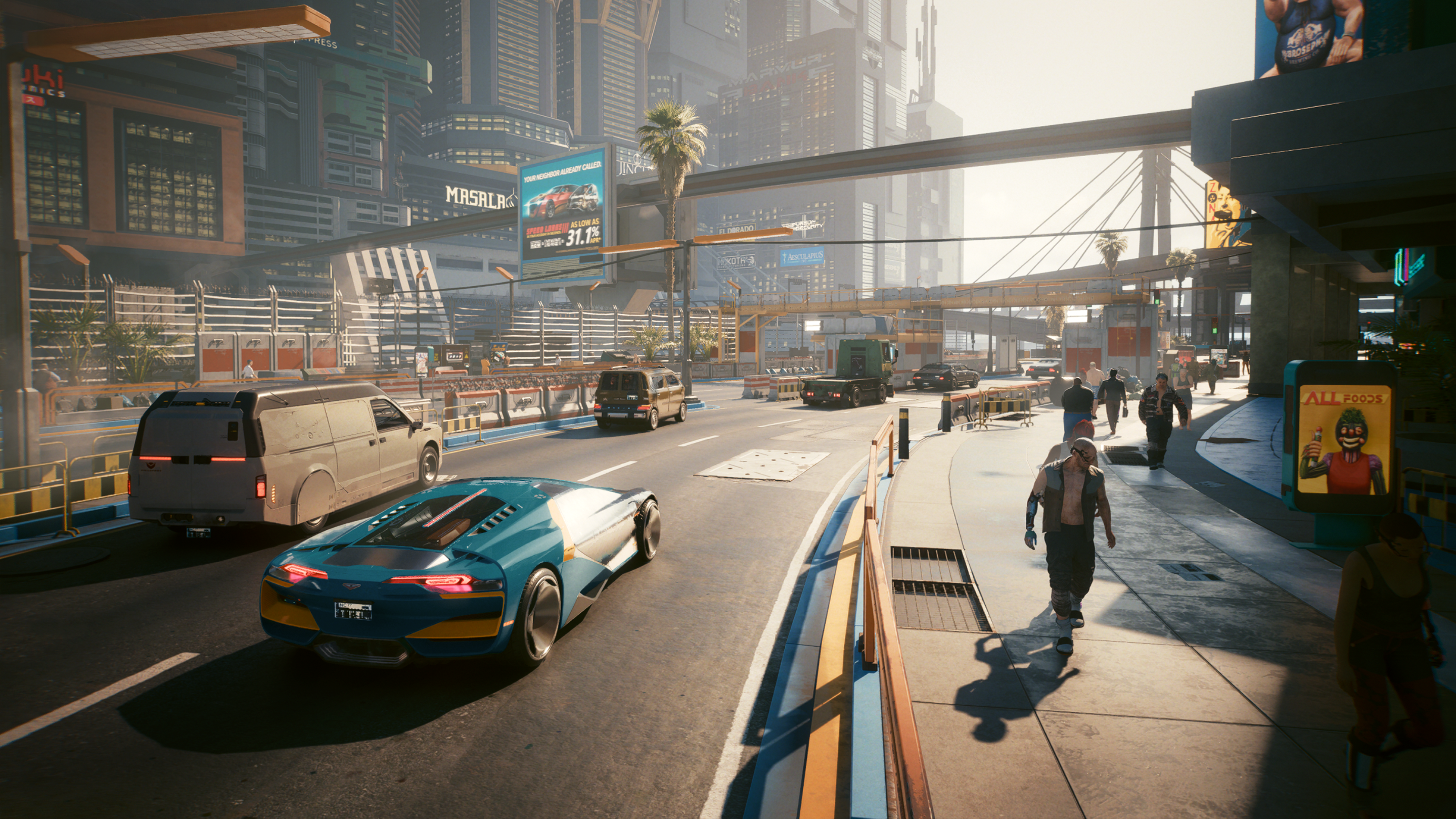 Cyberpunk 2077 screen (on Mac)