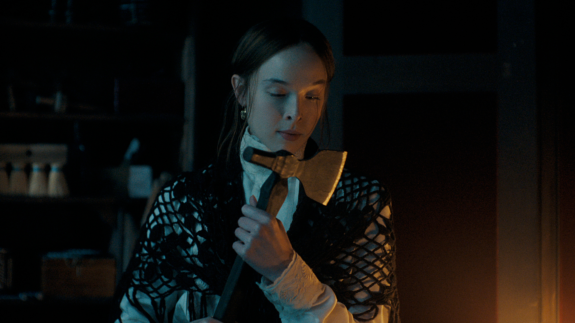 Ella Beatty as Lizzie Borden in episode 404 of Monster: The Lizzie Borden Story