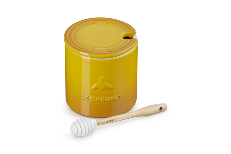 Stoneware Signature Honey Pot With Dipper