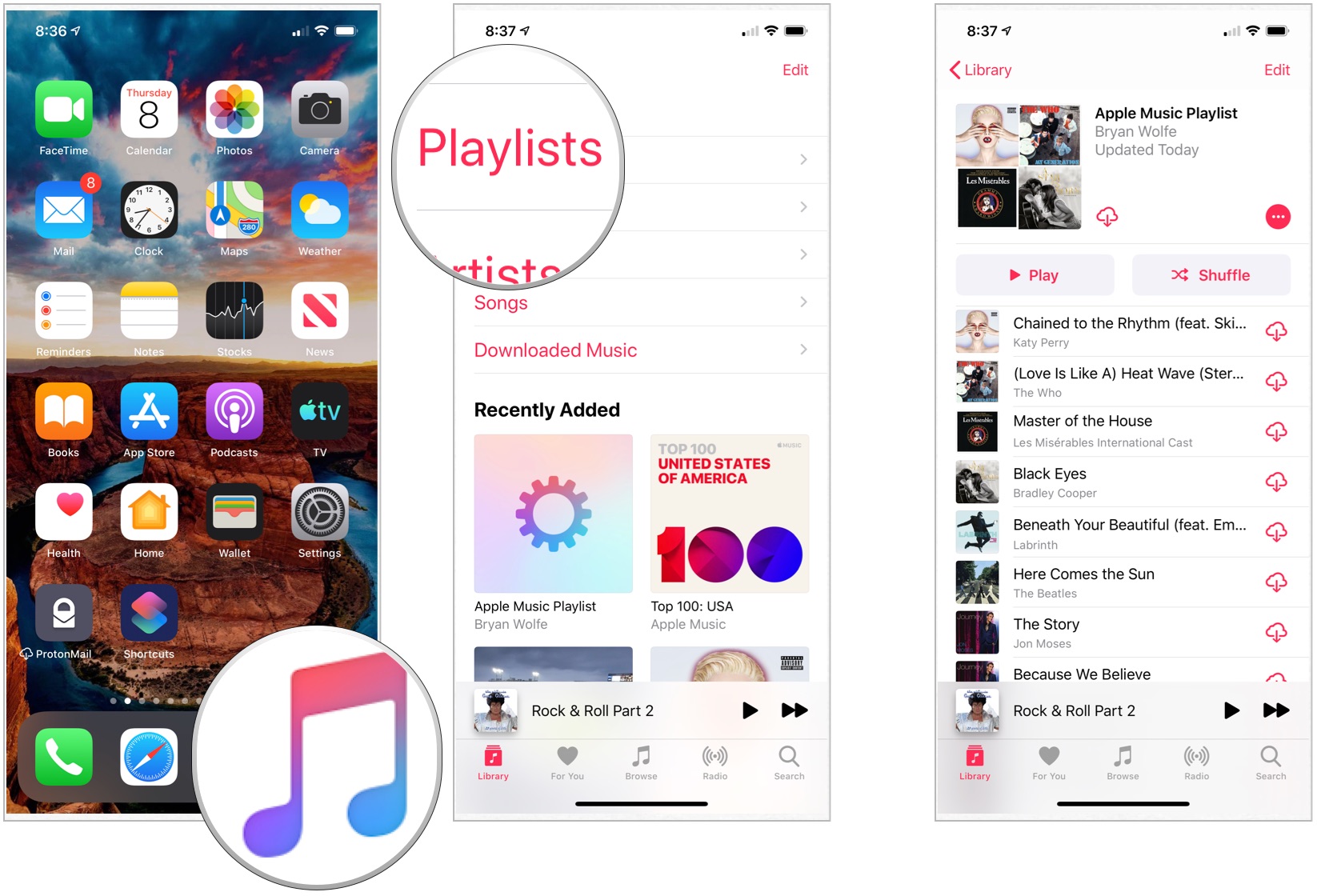 Карта apple music