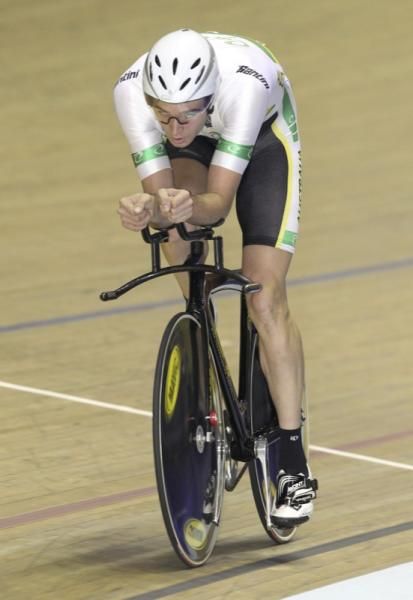Michael Freiberg (Aus) in the pursuit round of the men's Omnium