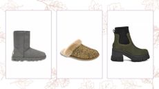 UGG Cyber Monday deals 2023 - composite of three uggs 