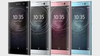 The purported Sony Xperia XA2 shown in various colors