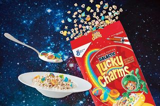 General Mills' limited edition Galactic Lucky Charms helps promote NASA's Artemis return to the moon with its box art.