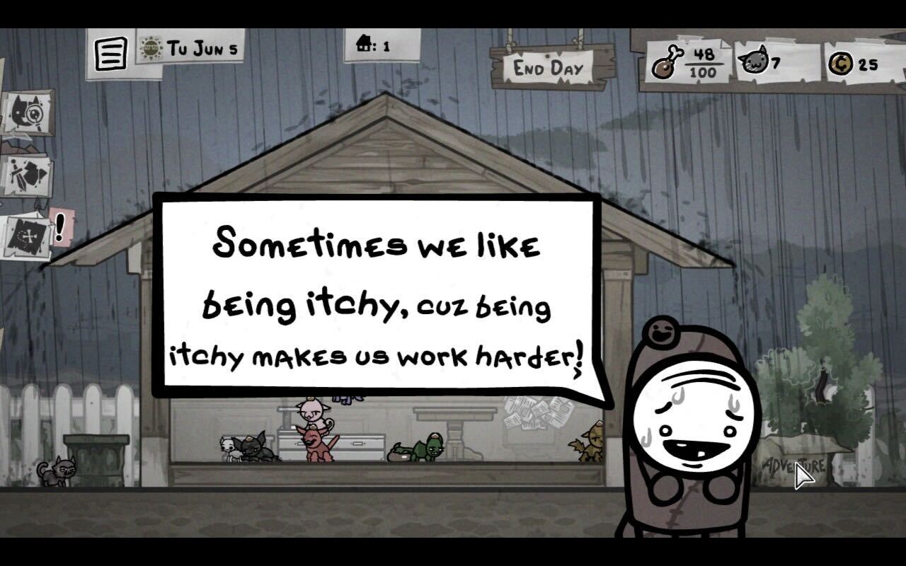 Screenshot of Mewgenics