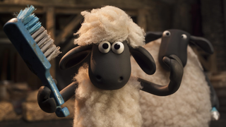 A still from stop motion animated feature film Shaun the Sheep Movie