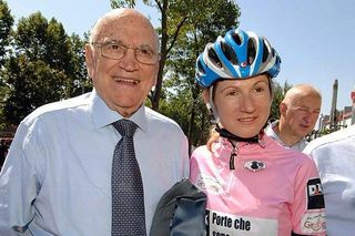 Pucinskaite in pink at the 2007 Giro.