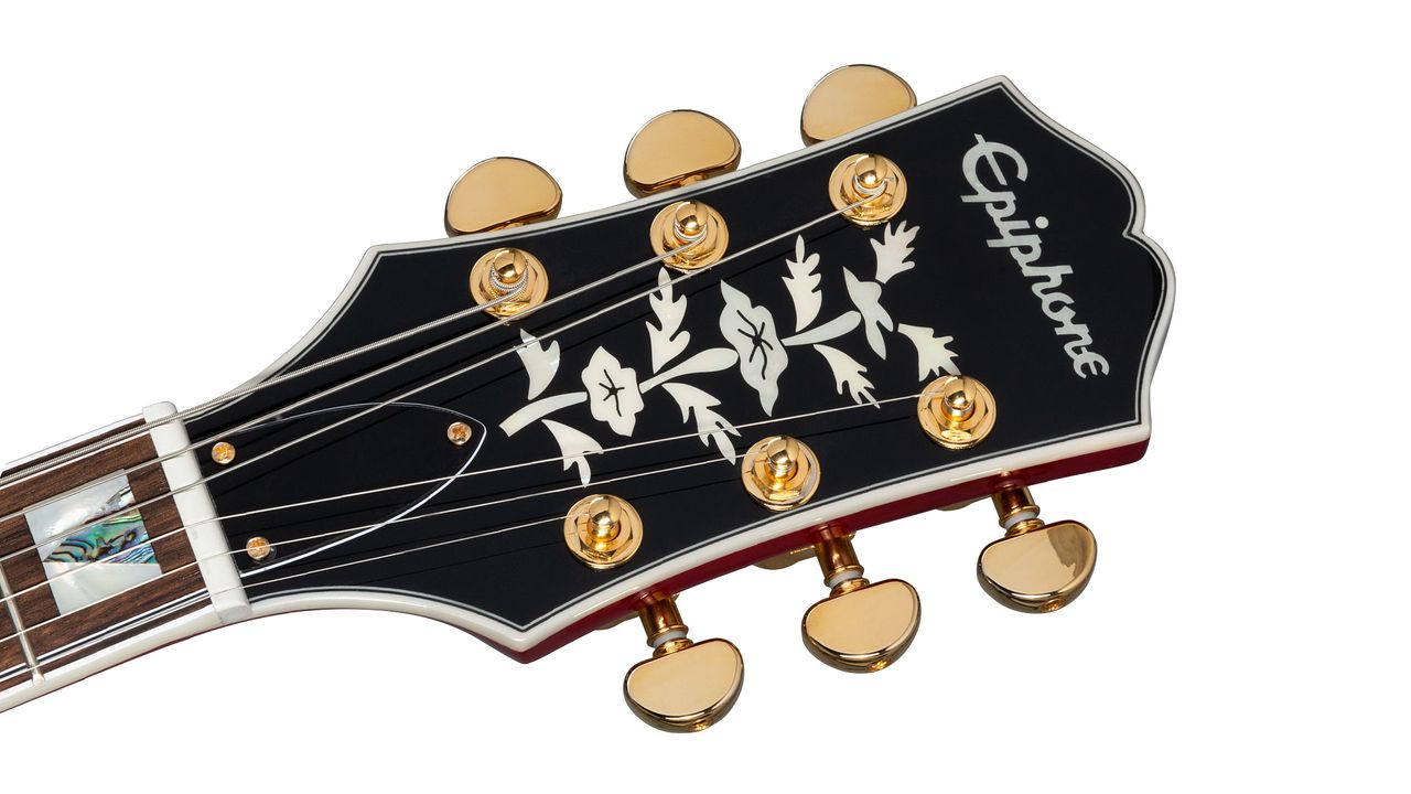 Epiphone 150th Anniversary Sheraton headstock