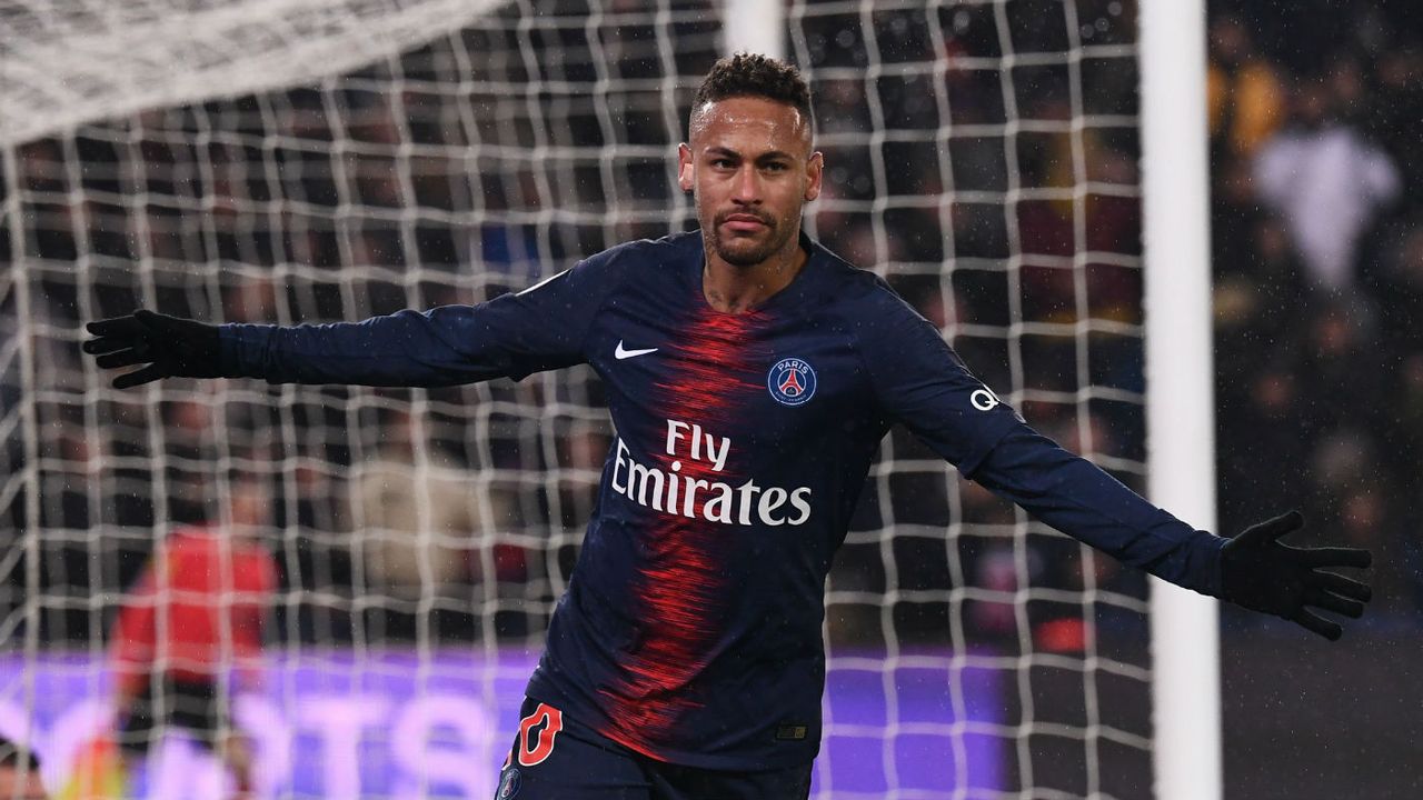 PSG forward Neymar will miss the Champions League ties against Man Utd 