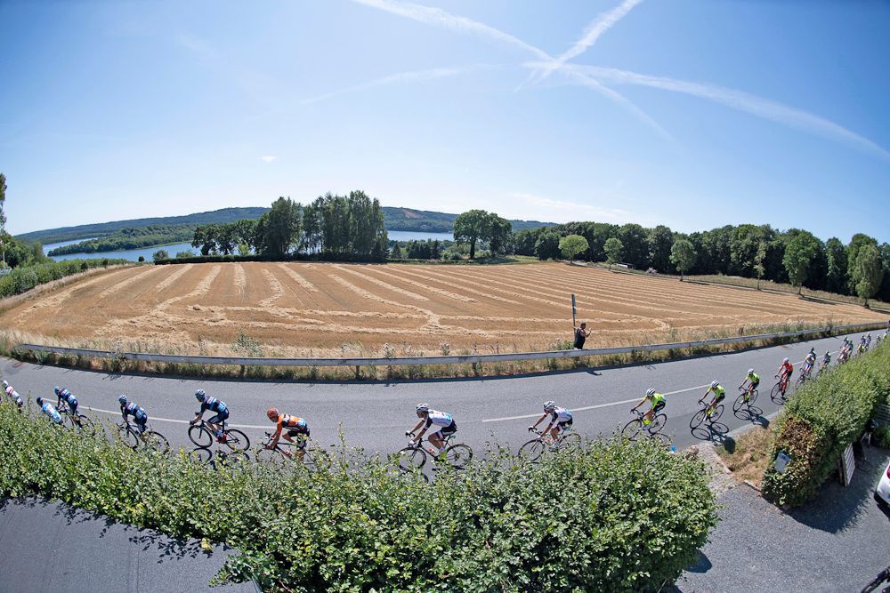 Scenery along the route of stage 2 at the Tour of Denmark