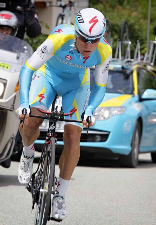 Alexandre Vinokourov (Astana) was best of the overall contenders.