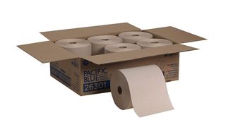 Pacific Blue basic recycled hard-wound paper towel rolls