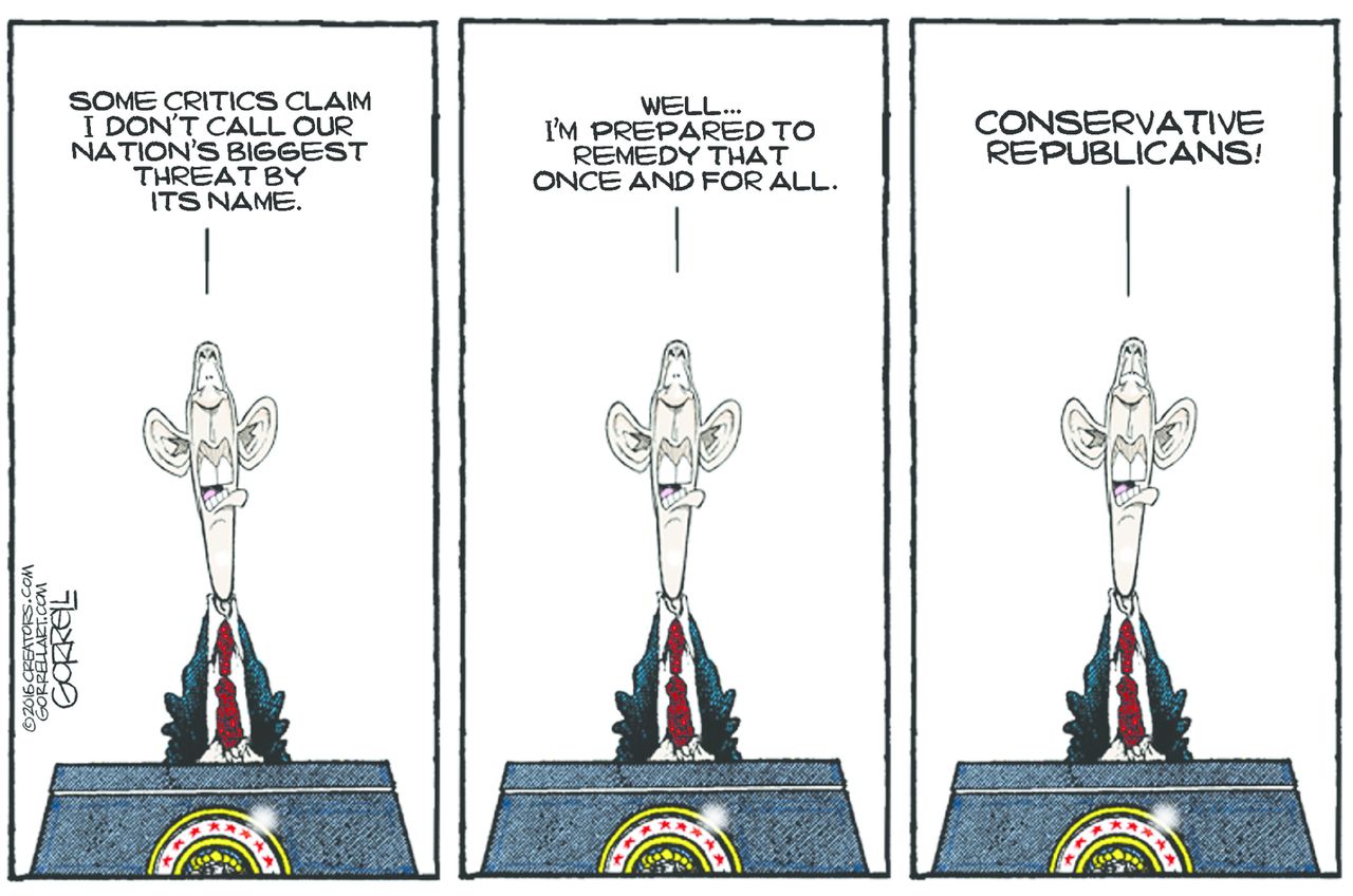 Obama Cartoon U.S. Obama Republicans