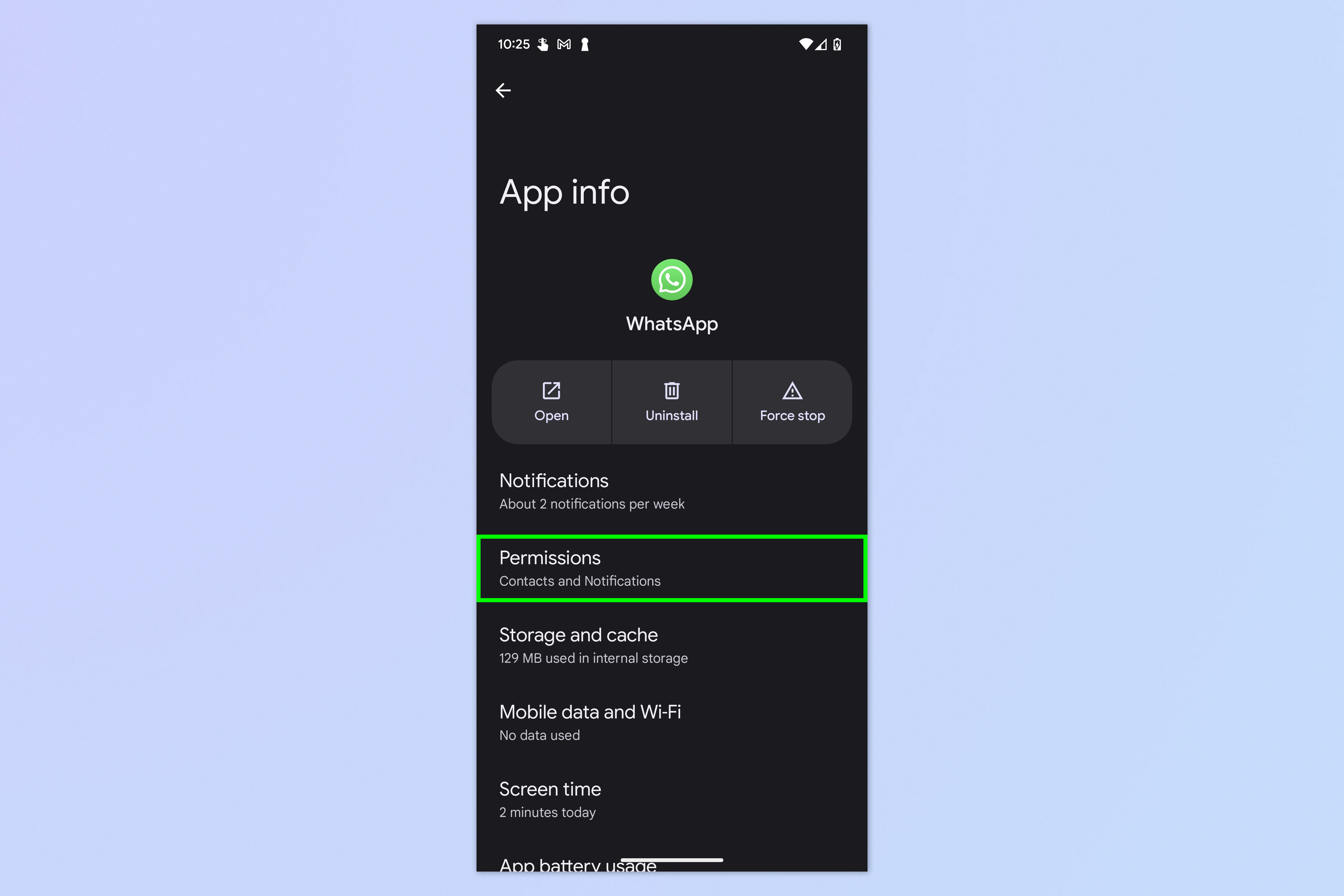 A screenshot showing how to video call on WhatsApp