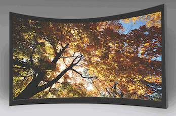 Draper Adds Curved Projection Screens