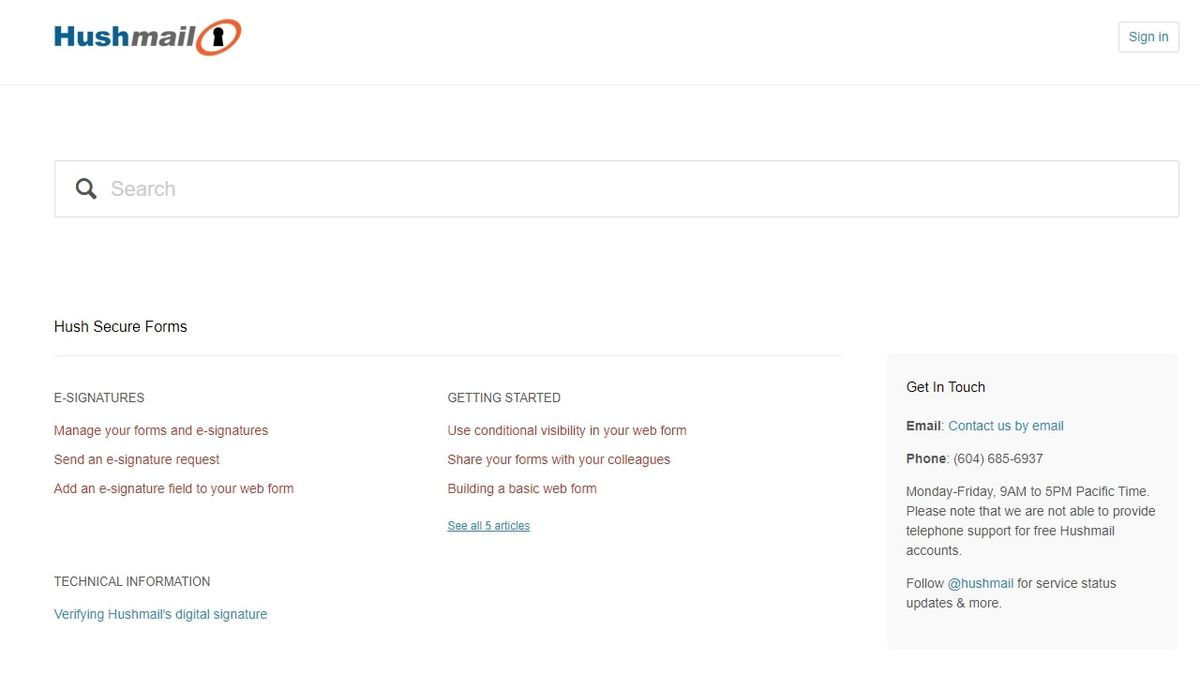 Hushmail secure email review TechRadar