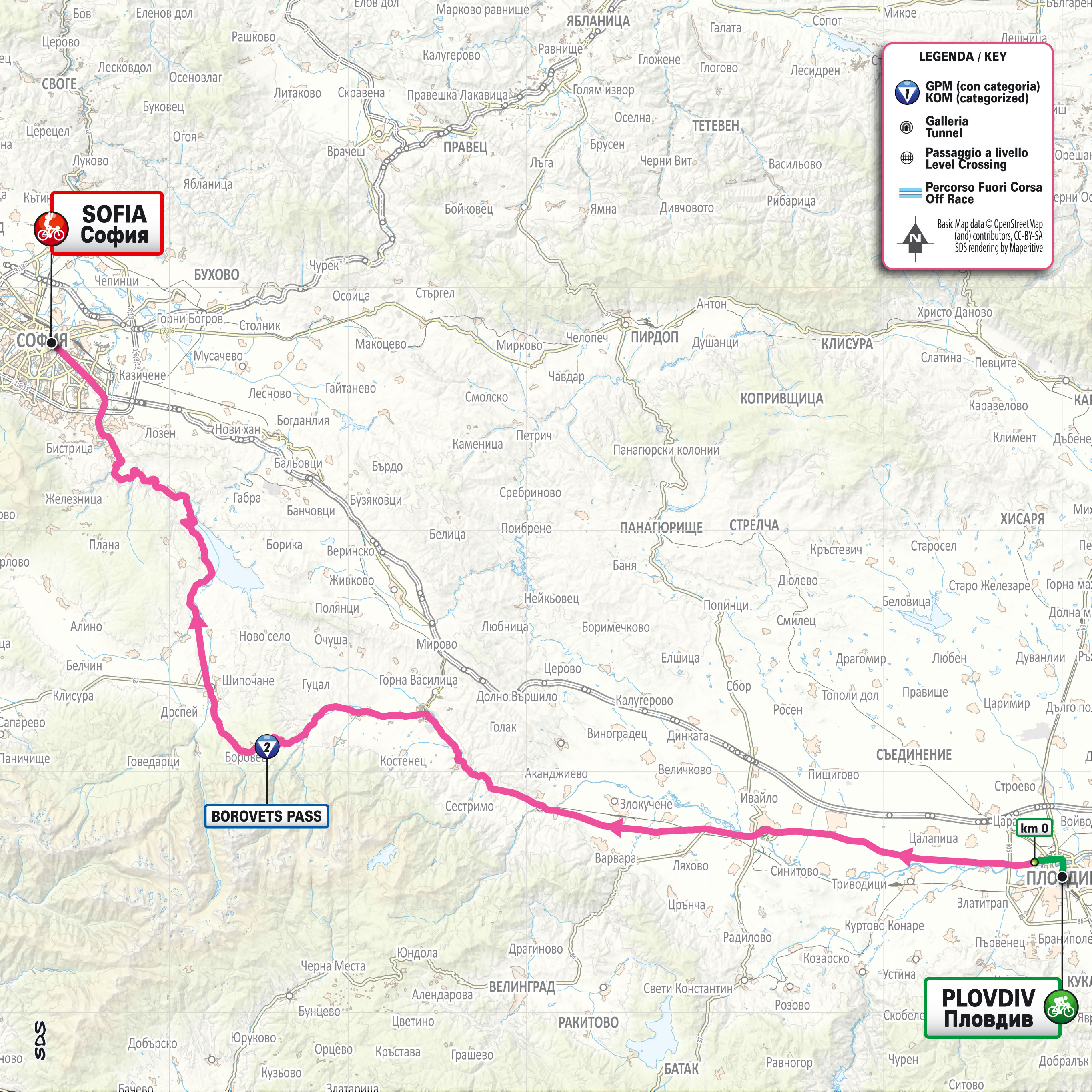 Giro d'Italia 2026 stage 3 map