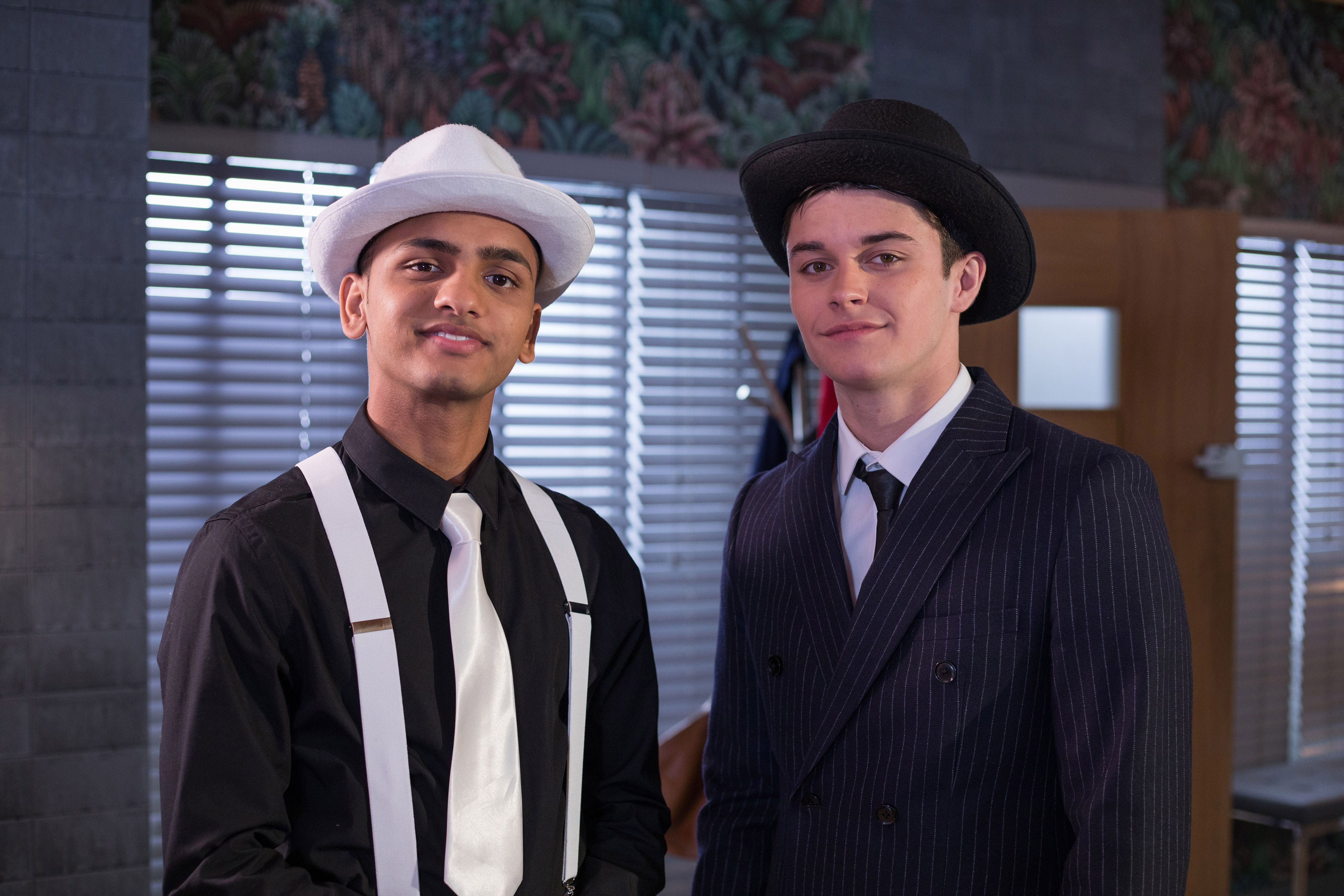 Sami Maalik and Ollie Morgan prom