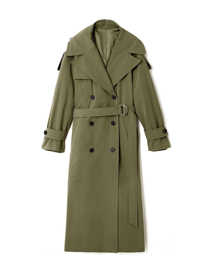 Farktop, Oversized Long Trench Coa