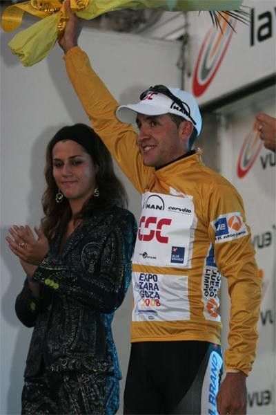 The first leader's jersey of his career, believe it or not