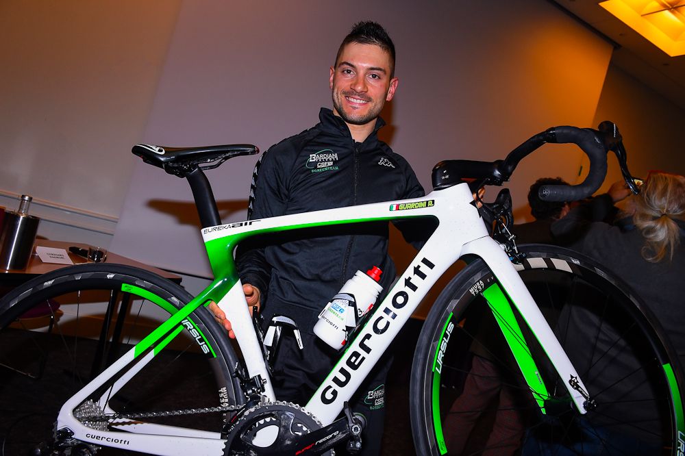 Andrea Guardini with the 2019 Bardiani - CSF team Guerciotti