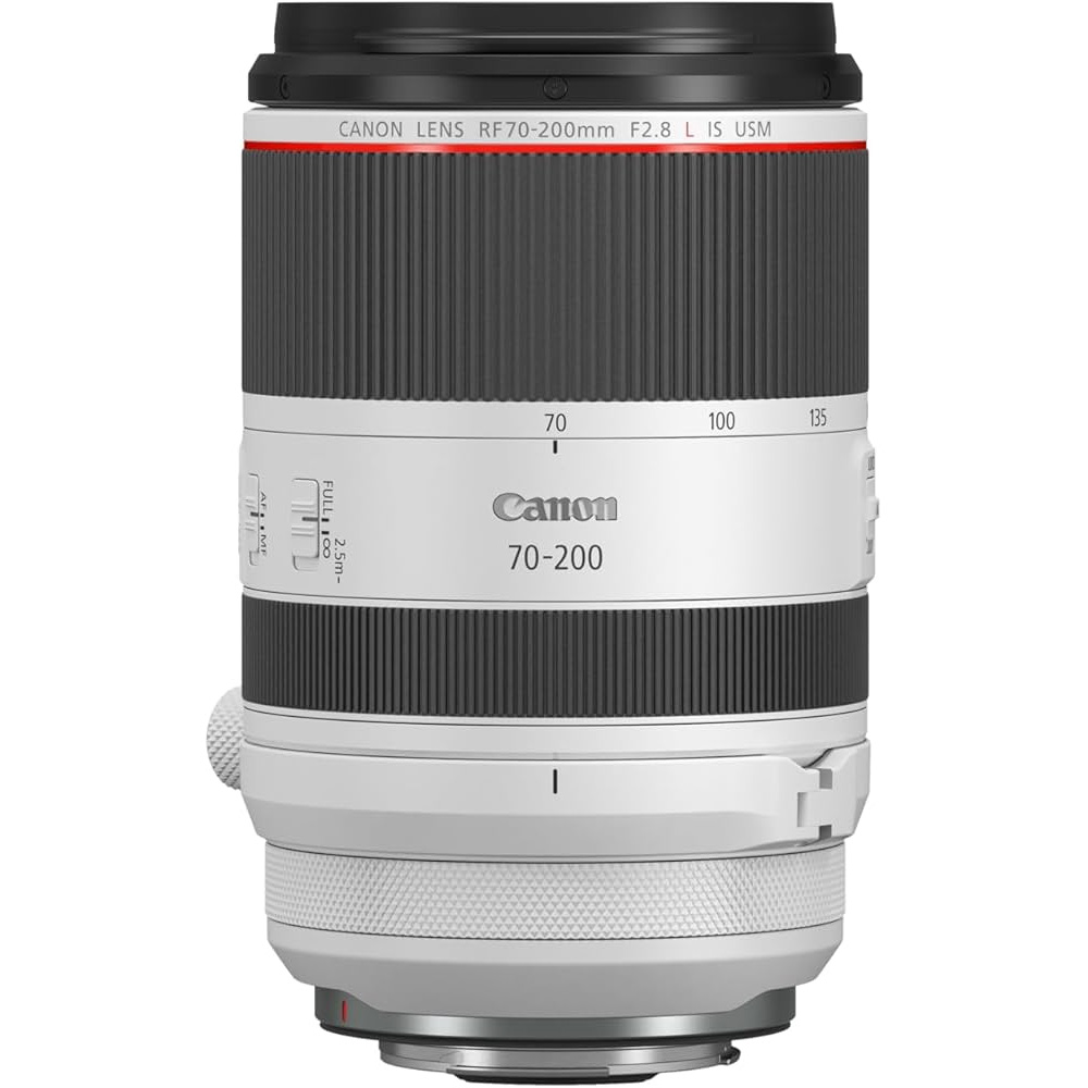 Canon RF 70-200mm f/2.8L IS USM on a white background