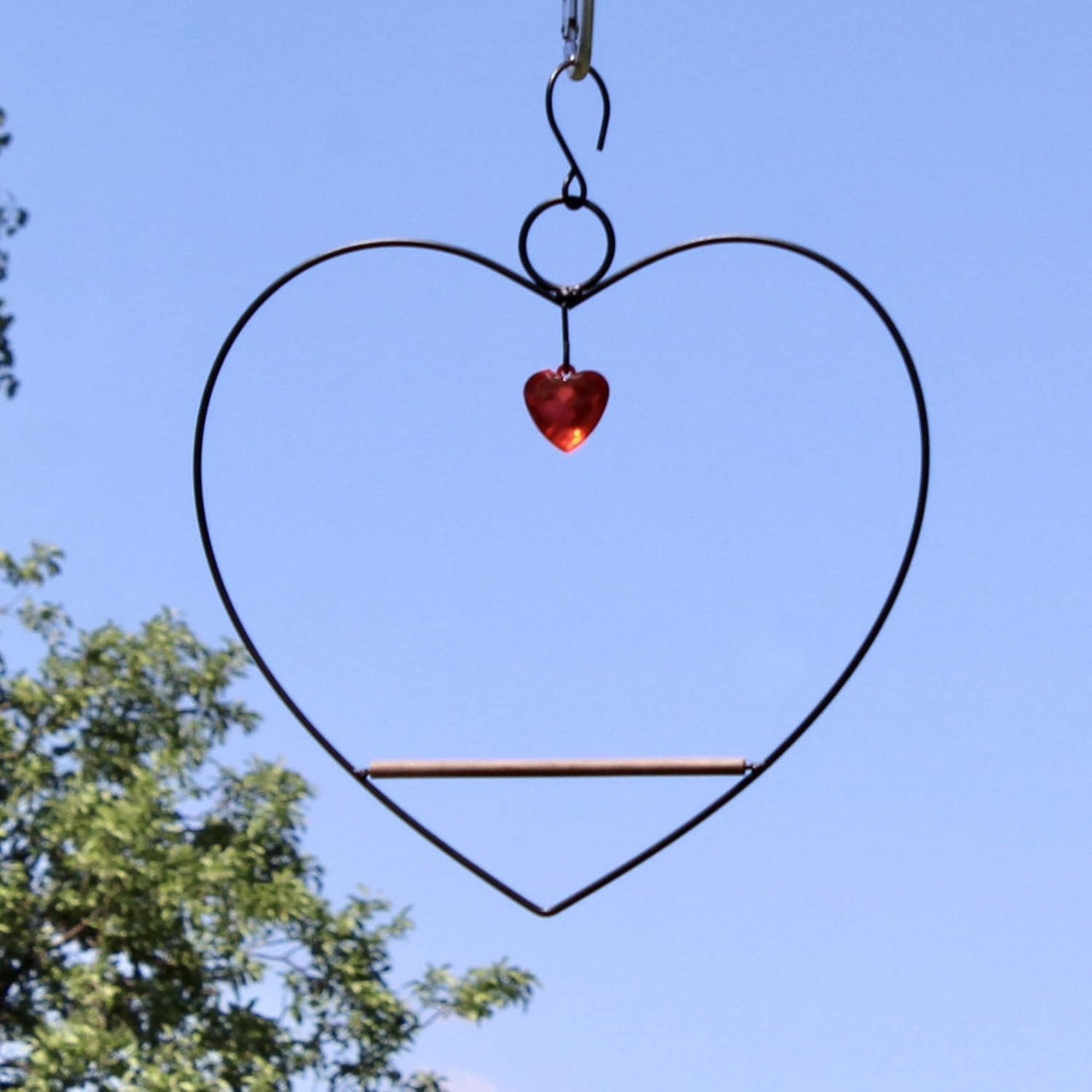 Heart-shaped Songbird Essentials hummingbird swing