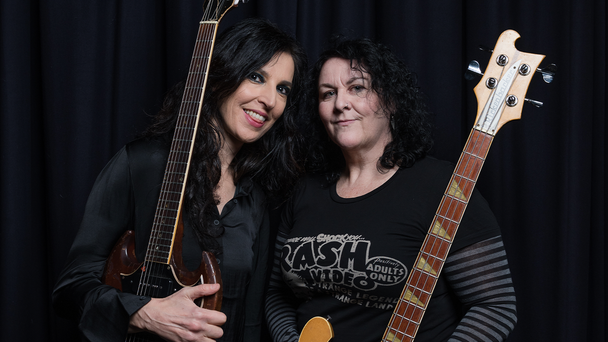 Adalita (L) and Kellie Lloyd of Screamfeeder (R)