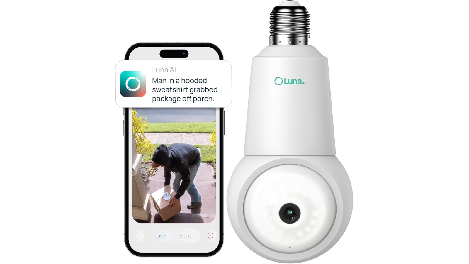Luna Light Bulb Security Camera