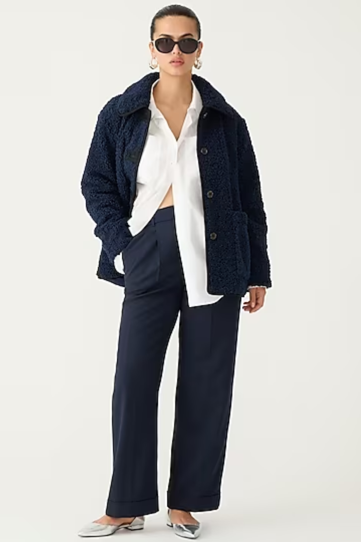 J.Crew Teddy sherpa jacket